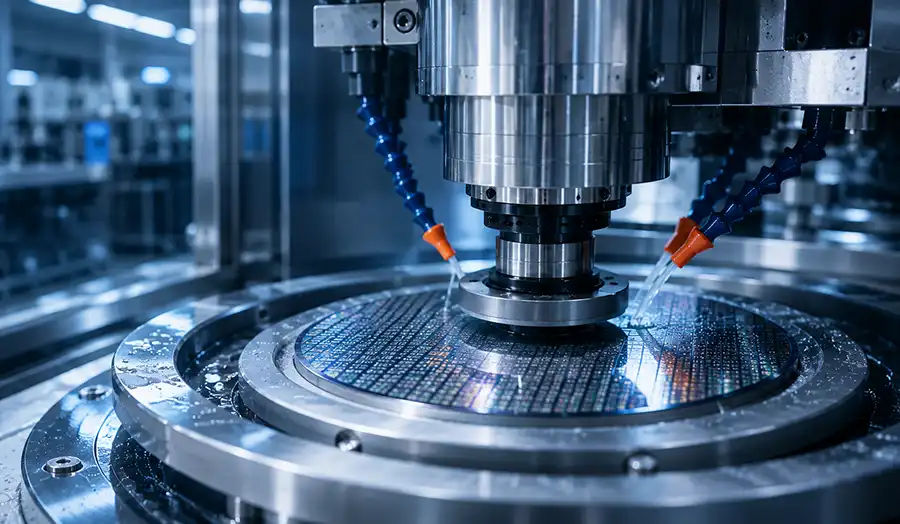 Wafer Grinder for Semiconductor Wafer Thinning