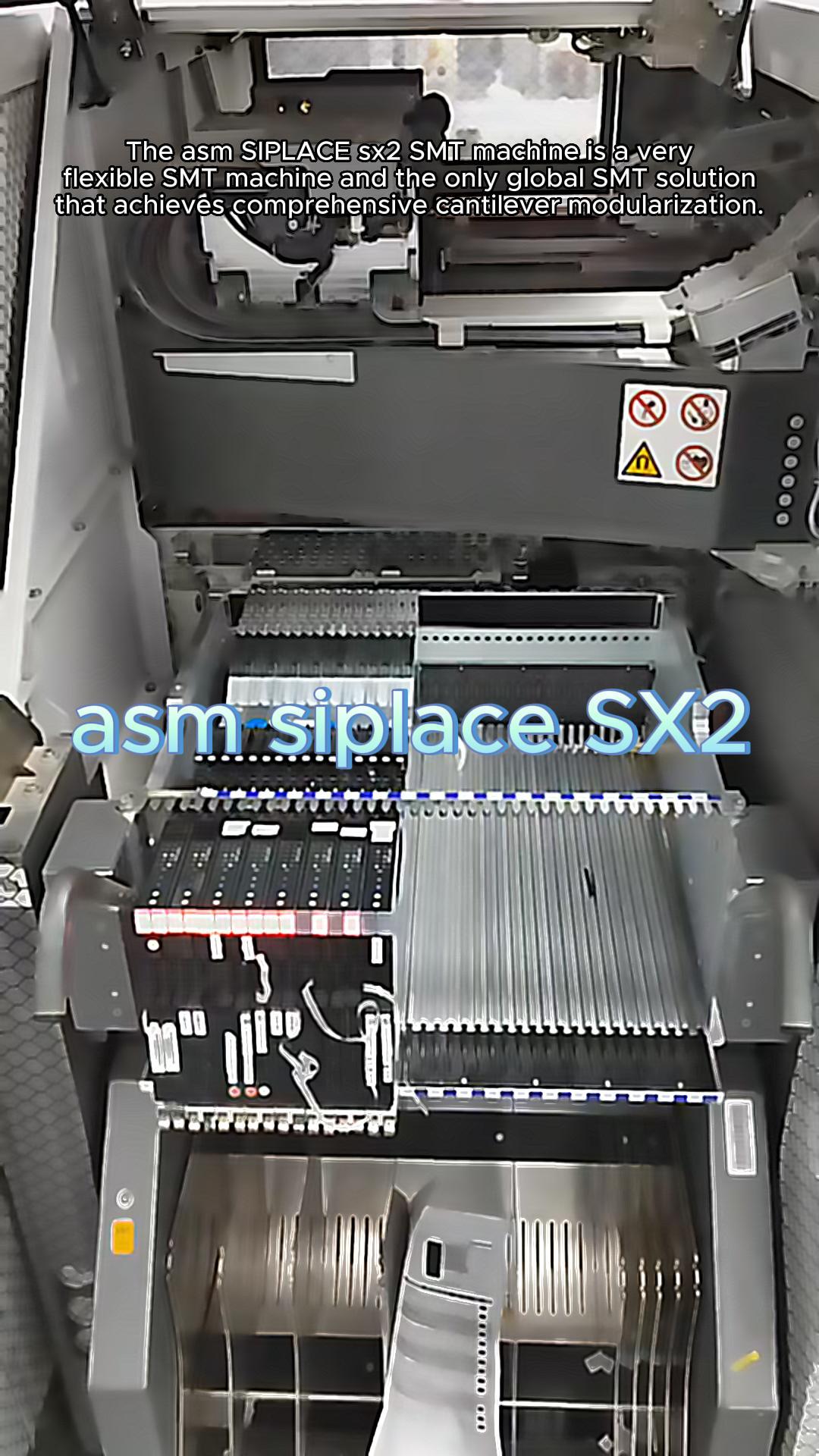 smt high speed asmpt siemens mounter placement machine asm siplace x2s equipment characteristics