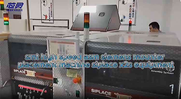 smt high speed siemens mounter placement machine asm siplace x2s equipment characteristics
